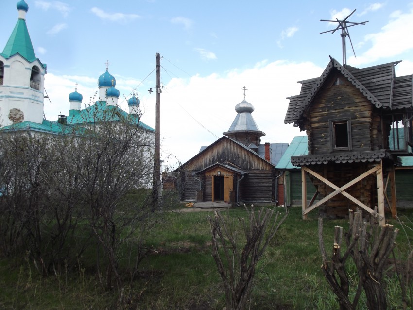 Боровское. Боровский монастырь Похвалы Божией Матери. общий вид в ландшафте