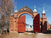 Боровский монастырь Похвалы Божией Матери, Святые ворота. Вид с территории монастыря<br>, Боровское, Катайский район, Курганская область