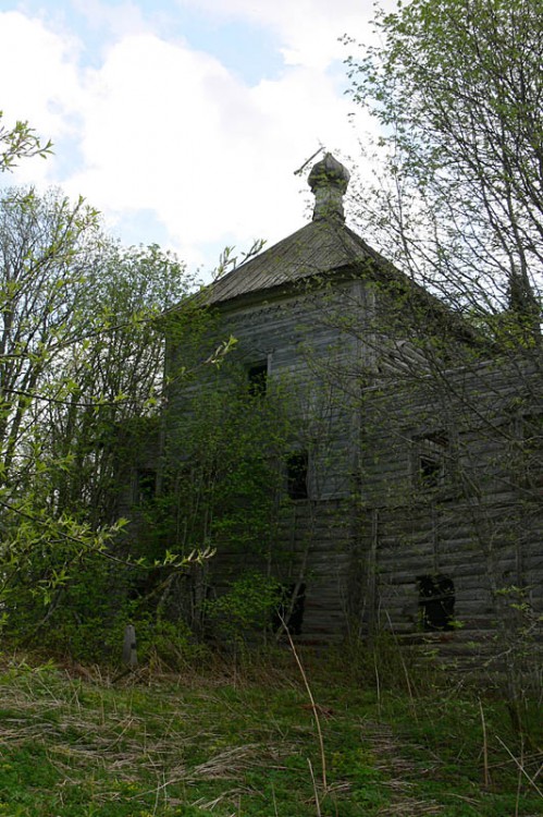 Каргиничи (Сергиевское), урочище. Церковь Георгия Победоносца. фасады