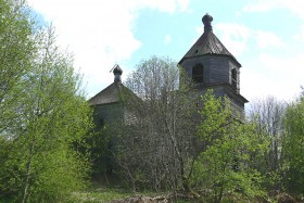 Каргиничи (Сергиевское), урочище. Церковь Георгия Победоносца