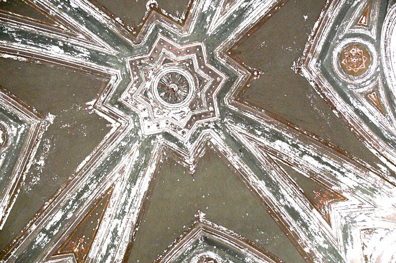 Церковь Екатерины, Льзи (Маловишерский район, Новгородская область). интерьер и убранство, Потолок