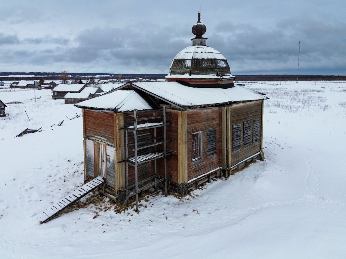 Церковь Рождества Пресвятой Богородицы, Луда (Приморский район, Архангельская область). фасады