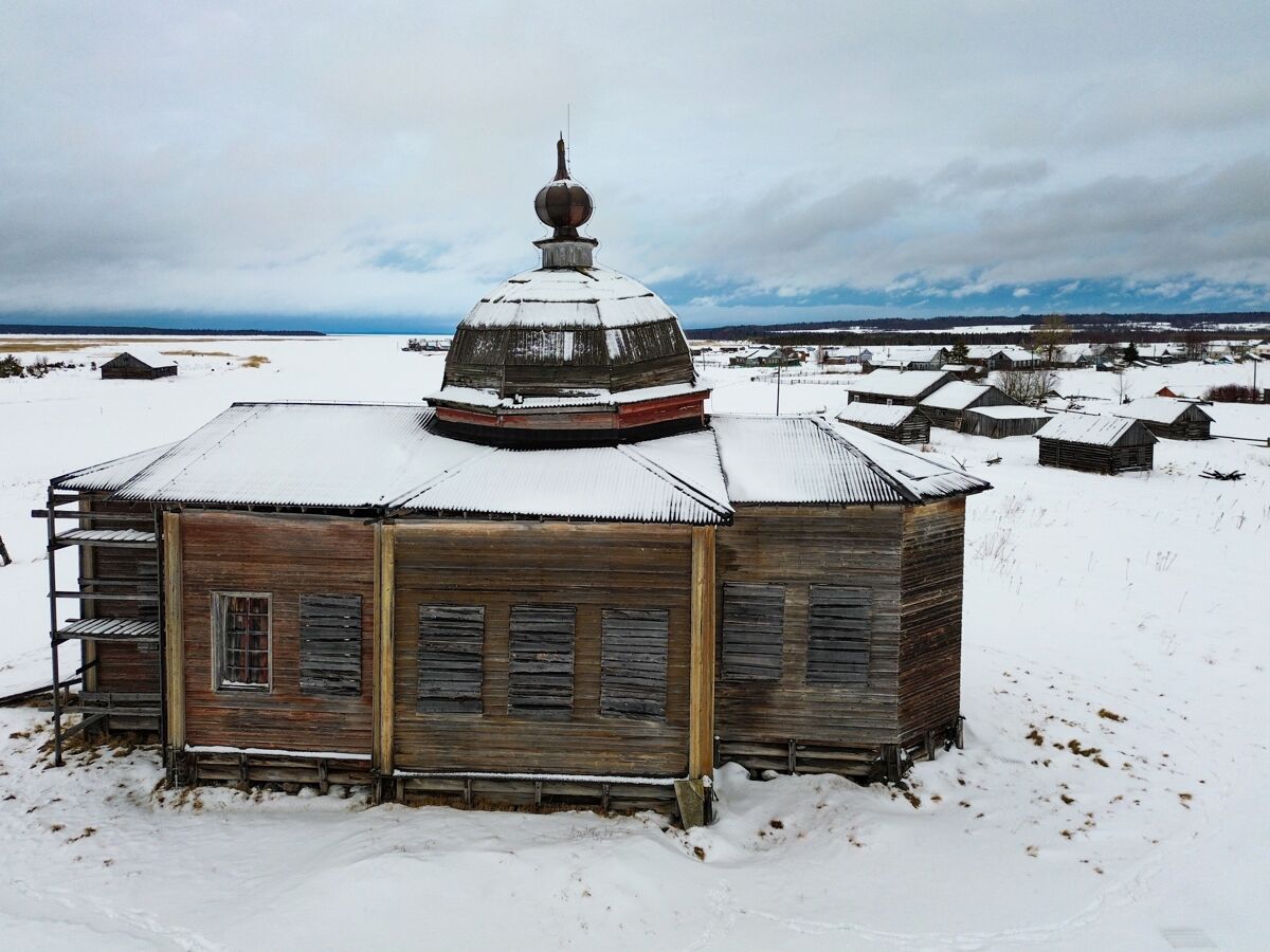 Церковь Рождества Пресвятой Богородицы, Луда (Приморский район, Архангельская область). фасады
