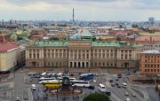 Домовая церковь Николая Чудотворца в Мариинском дворце, Вид с коллонады Исаакиевского собора<br>, Санкт-Петербург, Санкт-Петербург, г. Санкт-Петербург