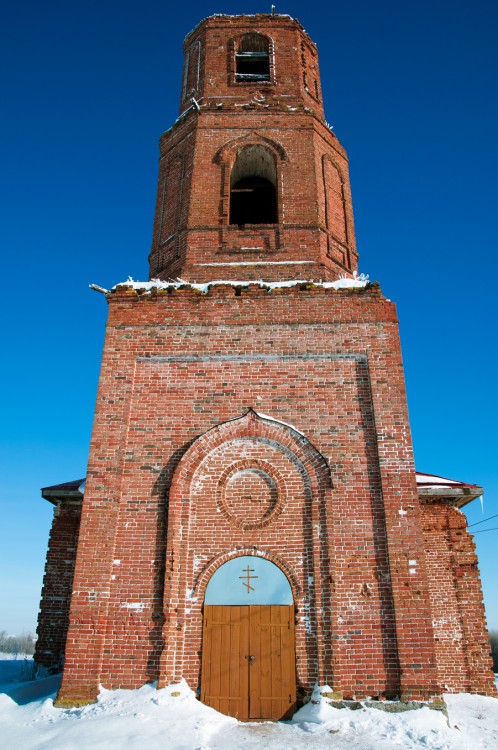 Елизаветино. Церковь Успения Пресвятой Богородицы. фасады