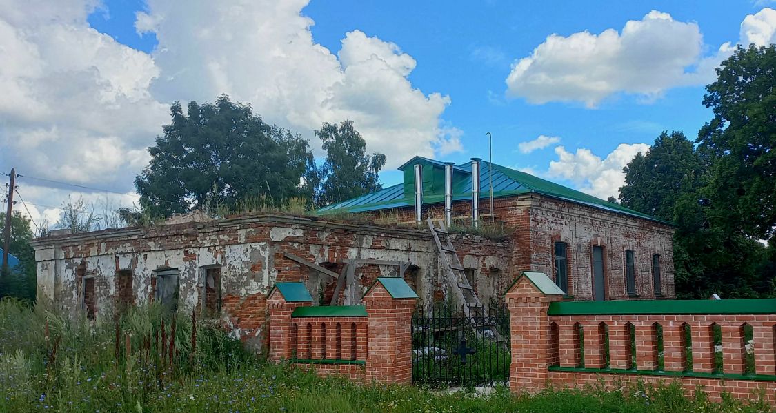 Церковь Покрова  Пресвятой Богородицы, Круглое (Данковский район, Липецкая область). фасады, Общий вид