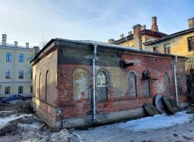 Санкт-Петербург. Церковь Покрова Пресвятой Богородицы при покойницкой Николаевского дома призрения престарелых и увечных граждан