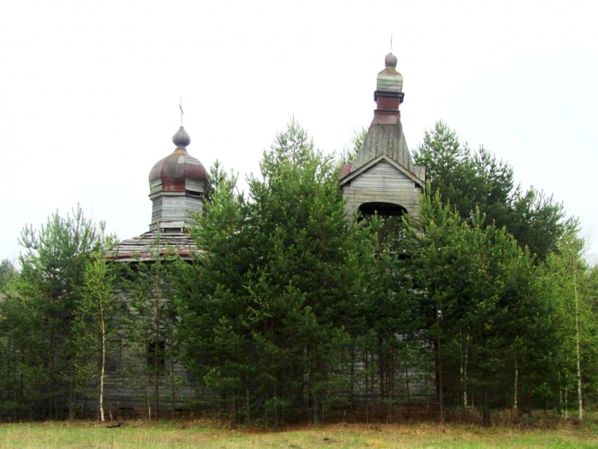 Болтинская, урочище. Церковь Николая Чудотворца. фасады, вид с севера