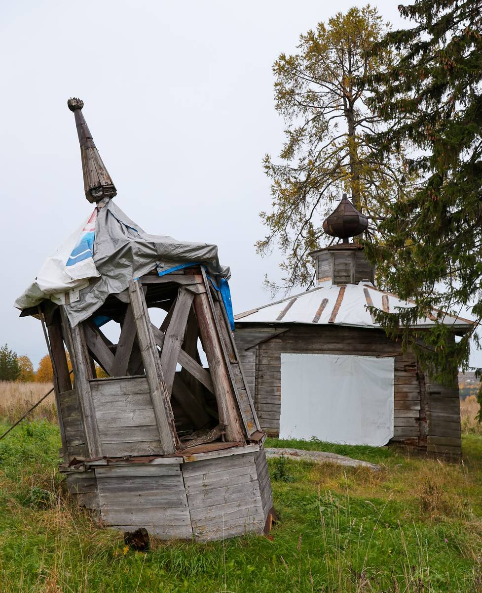 Часовня Флора и Лавра, Афонинская (Верховажский район, Вологодская область). фасады