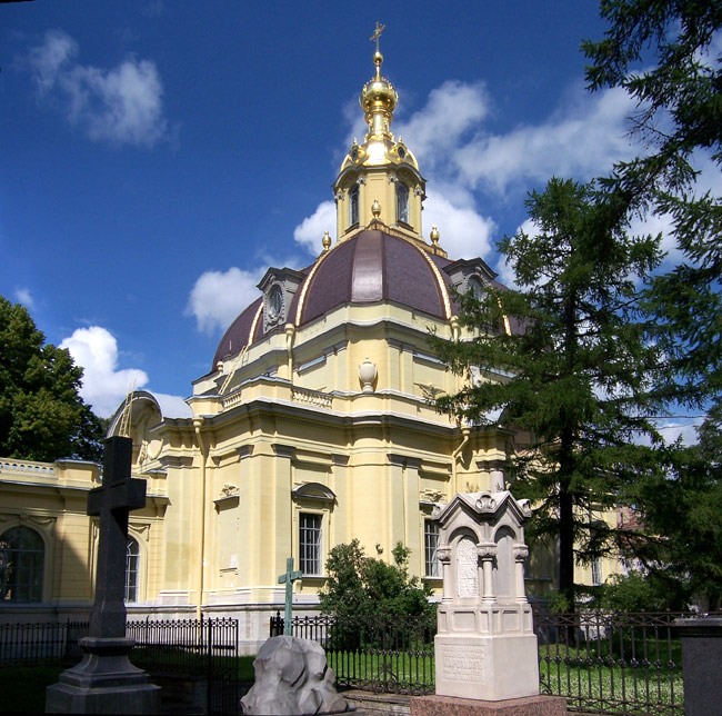 Петроградский район. Церковь Александра Невского в Петропавловской крепости. фасады