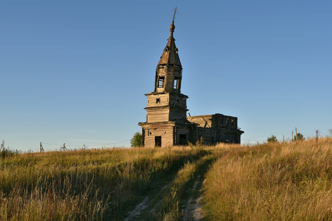 Русское Ходяшево. Церковь Параскевы Пятницы. фасады, Вид с юго-запада