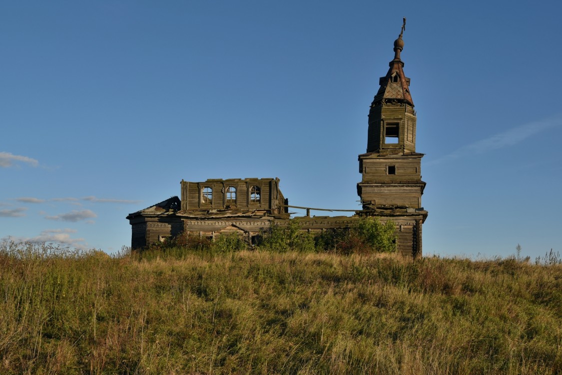 Русское Ходяшево. Церковь Параскевы Пятницы. фасады, Вид с севера