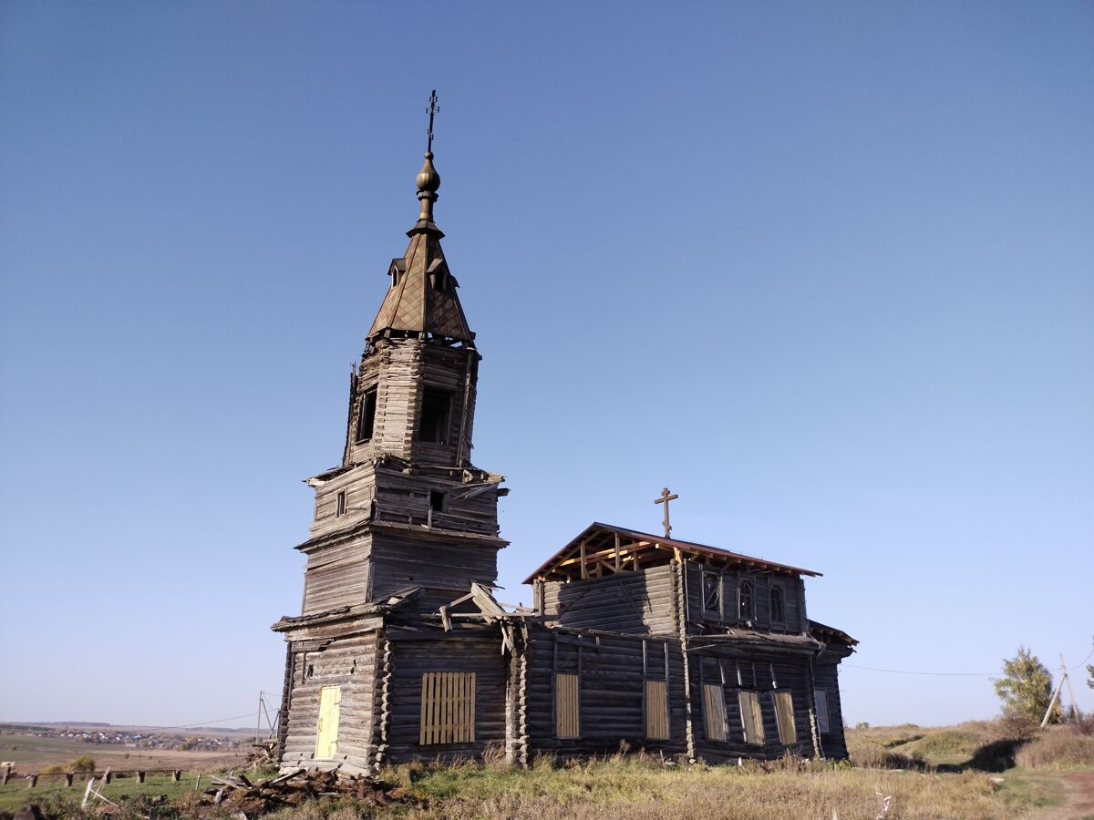 Церковь Параскевы Пятницы, Русское Ходяшево (Пестречинский район, Республика Татарстан). фасады