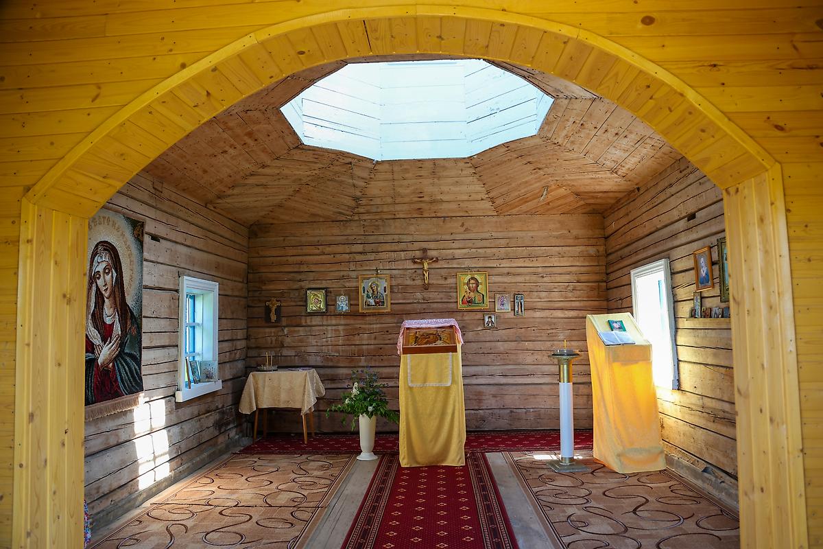 интерьер и убранство. Часовня Николая Чудотворца (?), Вахрушево (Верховажский район, Вологодская область)