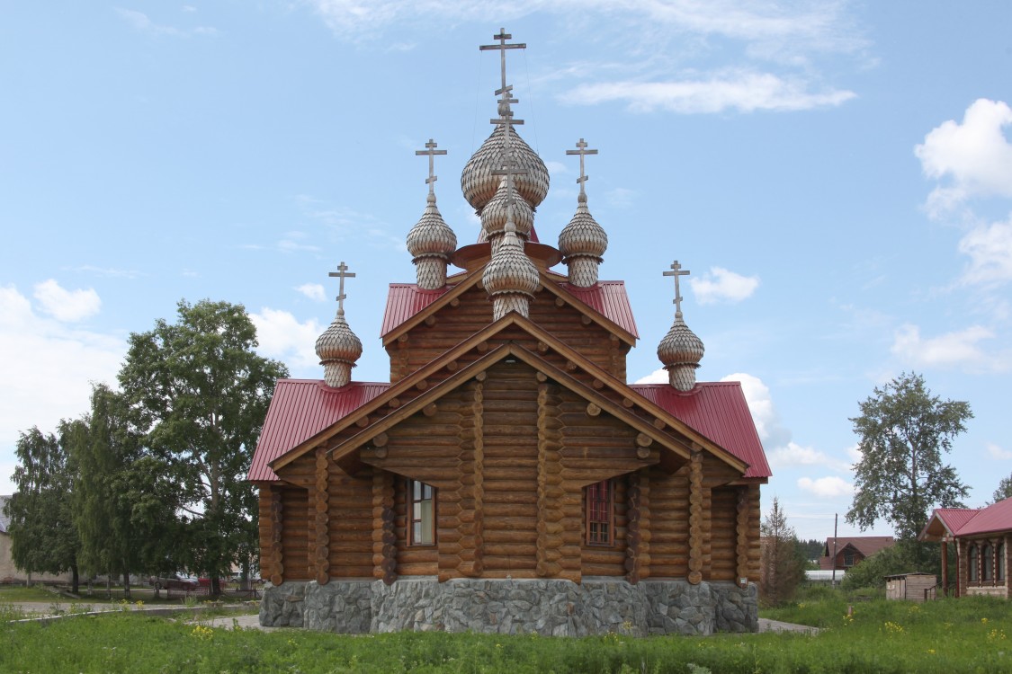 Церковь Георгия Победоносца, Мариинск (Ревда (ГО Ревда и ГО Дегтярск), Свердловская область). фасады, Восточный фасад