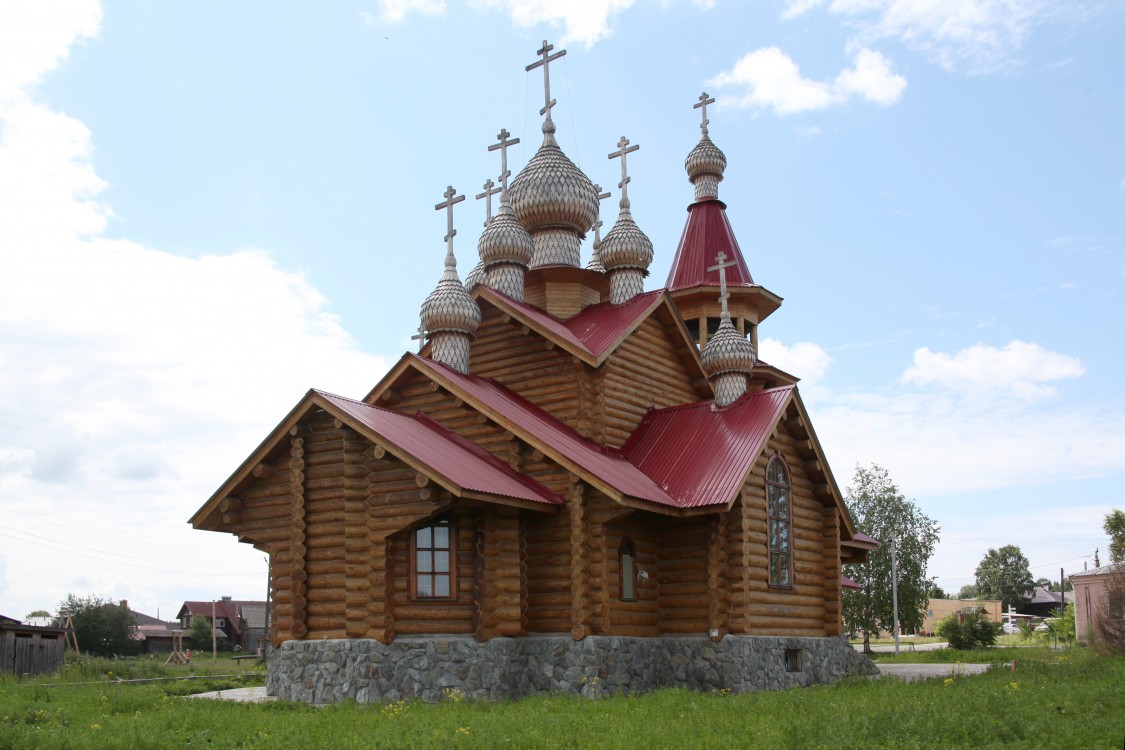 Церковь Георгия Победоносца, Мариинск (Ревда (ГО Ревда и ГО Дегтярск), Свердловская область). фасады, Вид с северо-востока