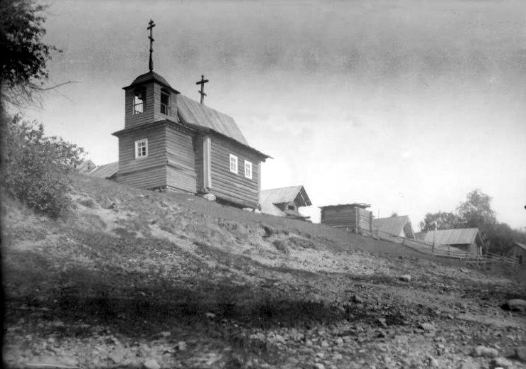 Москвитинское, урочище. Часовня Илии Пророка. архивная фотография, Фото 1910-ых годов из фондов Государственного научно-исследовательского музея архитектуры имени А.В. Щусева. Автор К.Ф. Некрасов