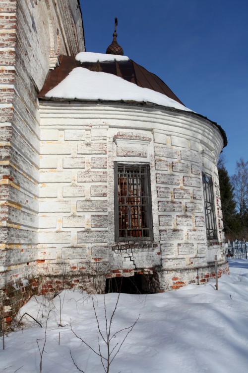 Церковь Вознесения Господня, Вознесенское (Любимский район, Ярославская область). архитектурные детали