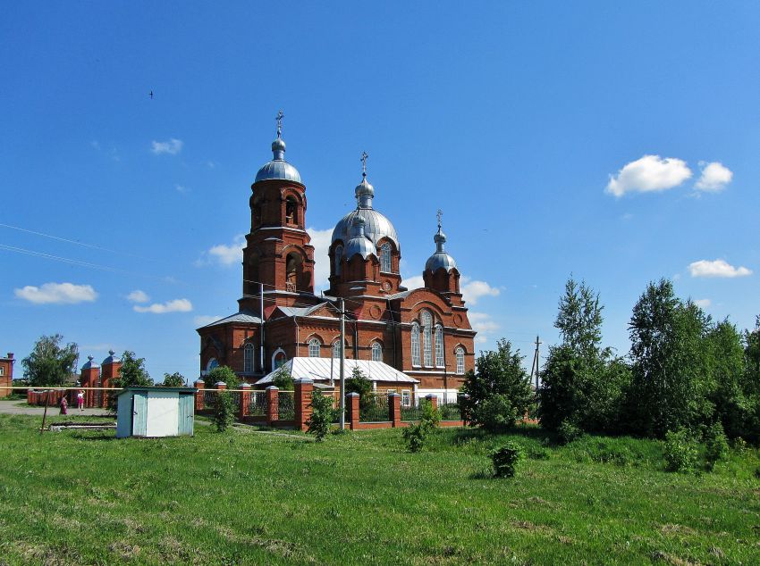 Церковь Казанской иконы Божией Матери, Маколово (Чамзинский район, Республика Мордовия). фасады, вид с юго-запада