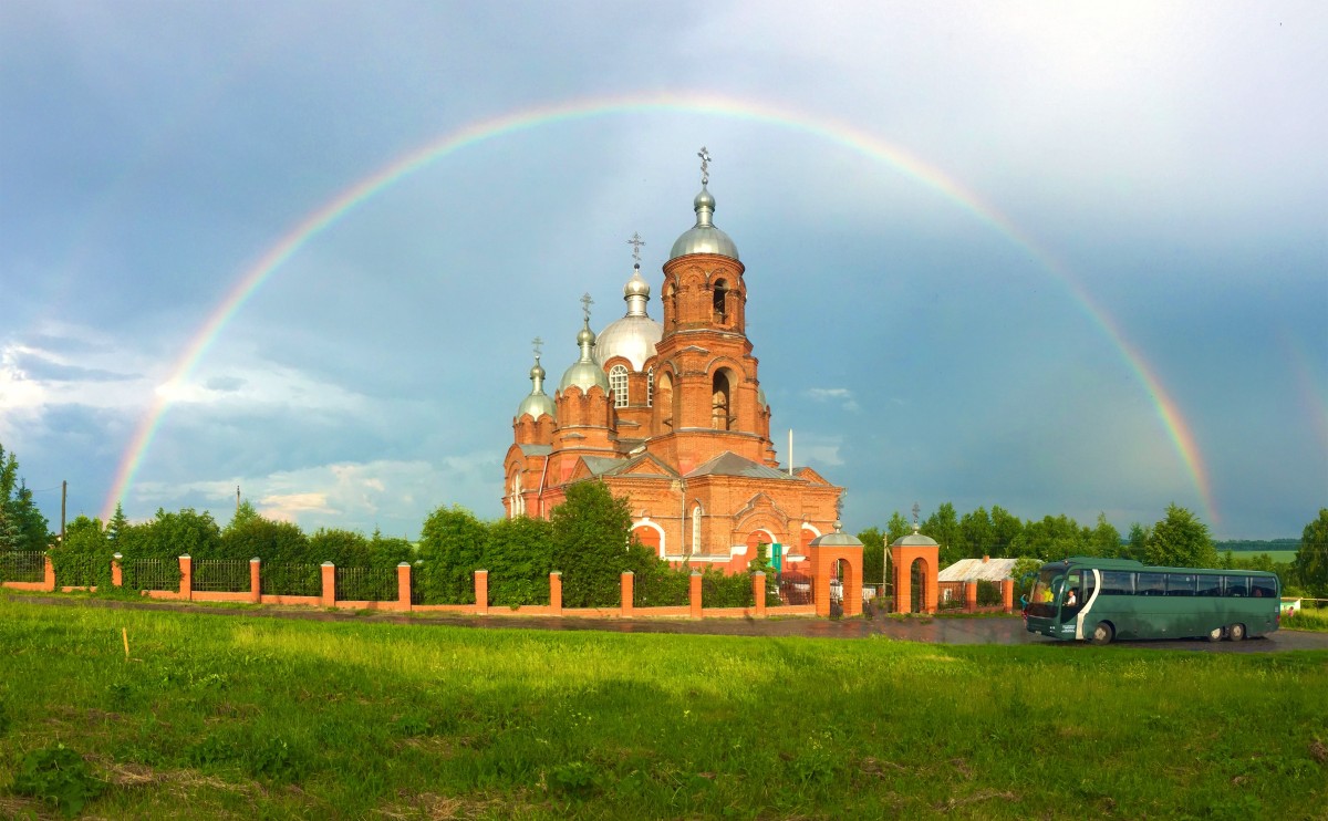 Церковь Казанской иконы Божией Матери, Маколово (Чамзинский район, Республика Мордовия). художественные фотографии