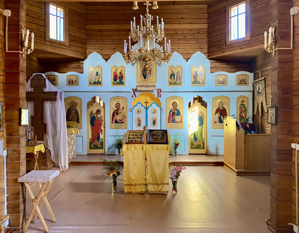 Церковь Покрова Пресвятой Богородицы, Мама (Мамско-Чуйский район, Иркутская область). интерьер и убранство