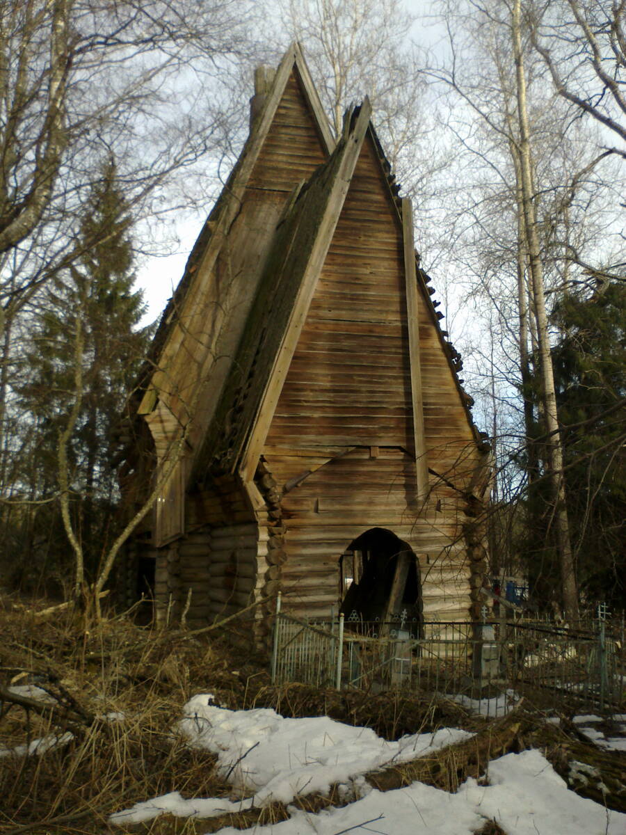 Церковь (старая) Космы и Дамиана, Козьма-Демьян, урочище (Грязовецкий район, Вологодская область). фасады