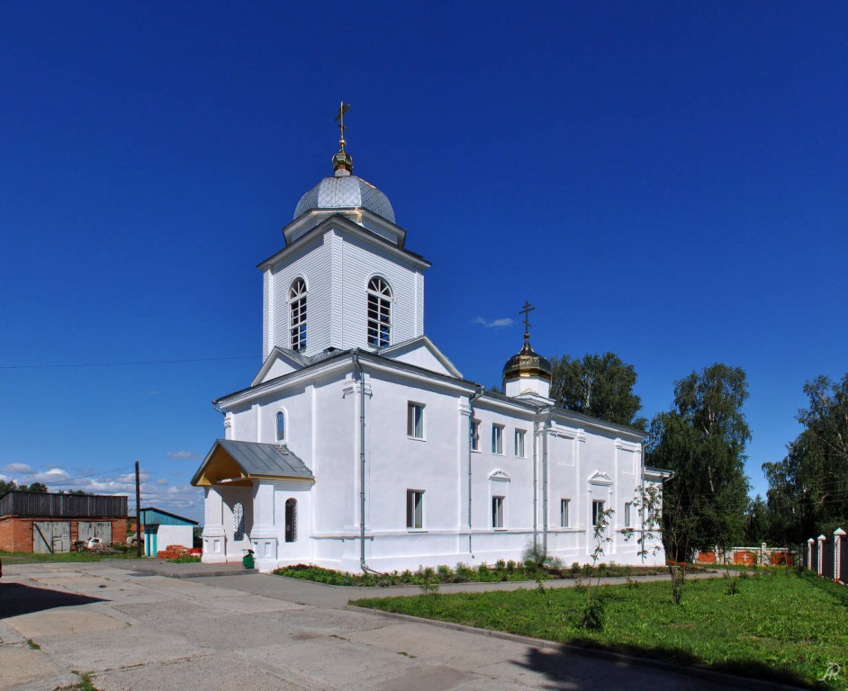 Молчаново. Церковь Спаса Преображения. фасады, Общий вид