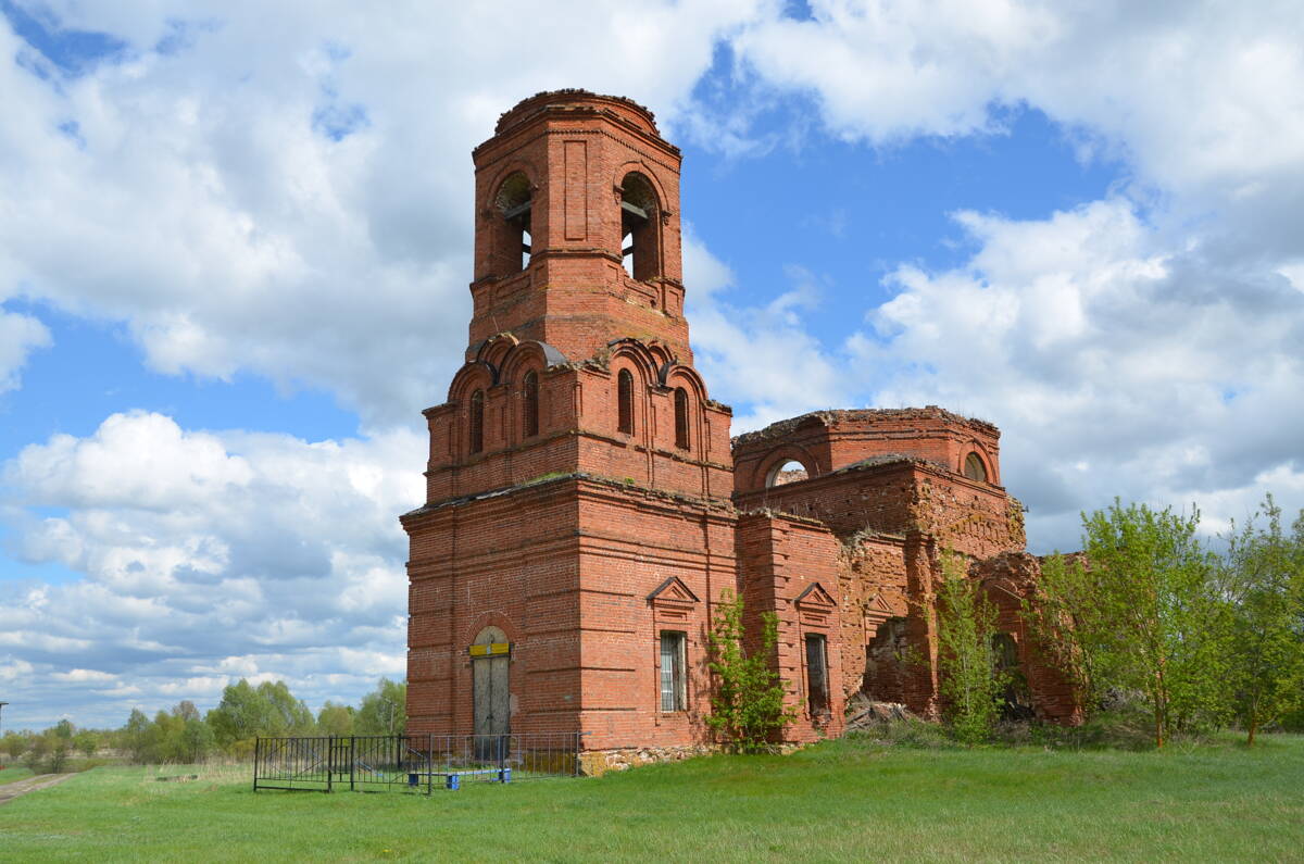 Церковь Михаила Архангела, Шукша (Лунинский район, Пензенская область). фасады, Вид с юго-запада