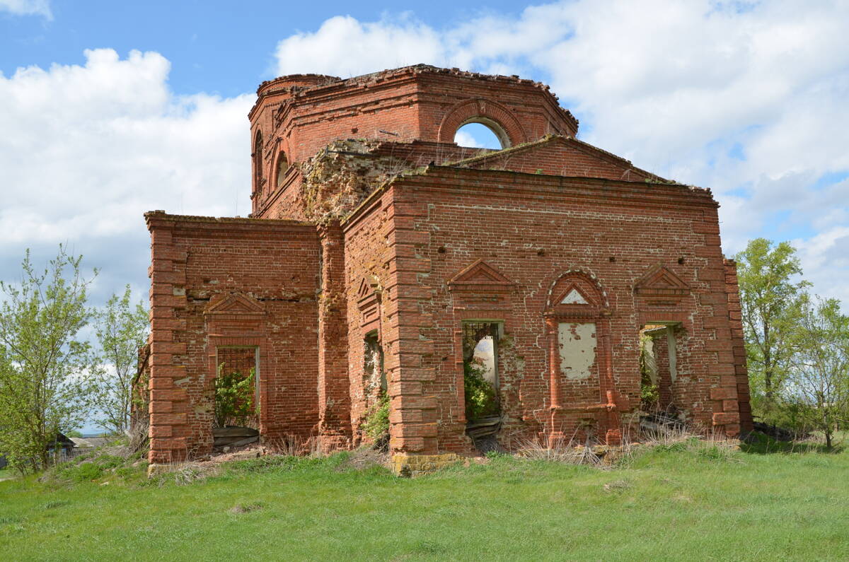 Церковь Михаила Архангела, Шукша (Лунинский район, Пензенская область). фасады, Восточный фасад