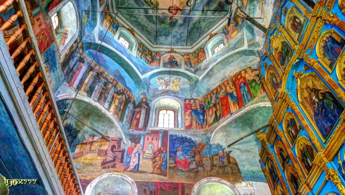 Церковь Преображения Господня, Радищево (Кузнецкий район и г. Кузнецк, Пензенская область). интерьер и убранство, росписи северной стены