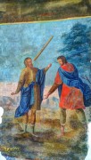 Церковь Преображения Господня, фреска на тему притчи "О бревне и сучке в глазу"<br>, Радищево, Кузнецкий район и г. Кузнецк, Пензенская область