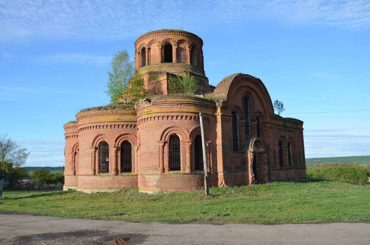 Церковь Михаила Архангела, Ростовка (Каменский район, Пензенская область). фасады, Вид с северо-востока