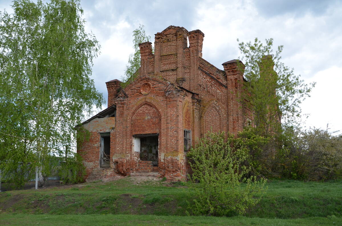 Церковь Сергия Радонежского, Владыкино (Каменский район, Пензенская область). фасады, Западный фасад