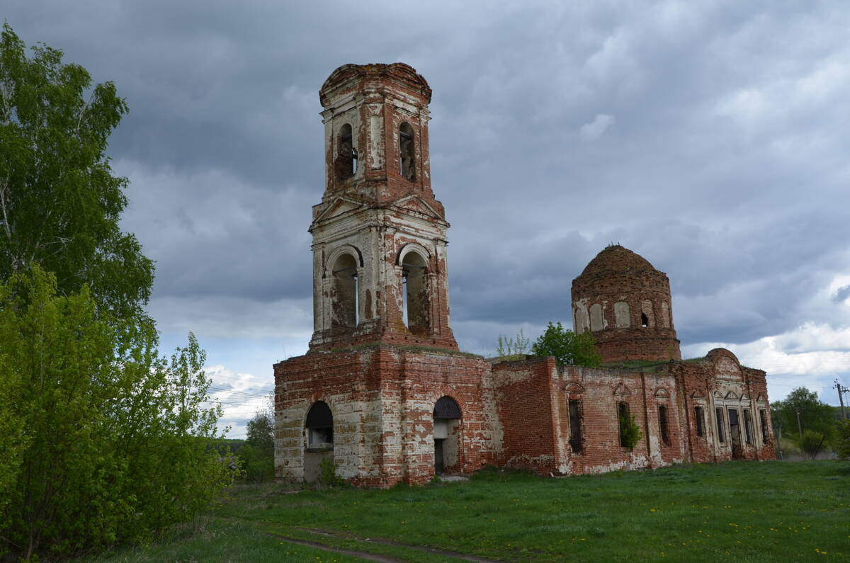 Церковь Стефана Савваита, Владыкино (Каменский район, Пензенская область). фасады, Вид с юго-запада