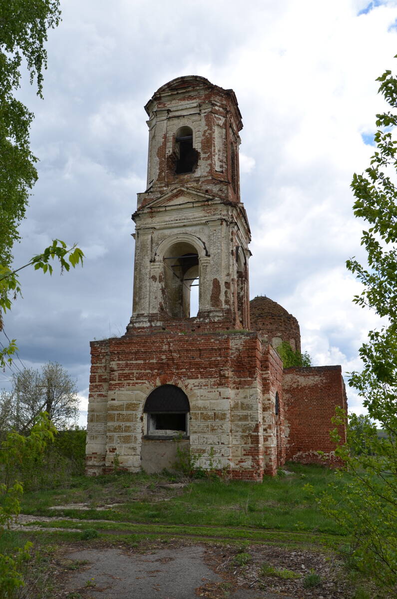 Церковь Стефана Савваита, Владыкино (Каменский район, Пензенская область). фасады, Западный фасад