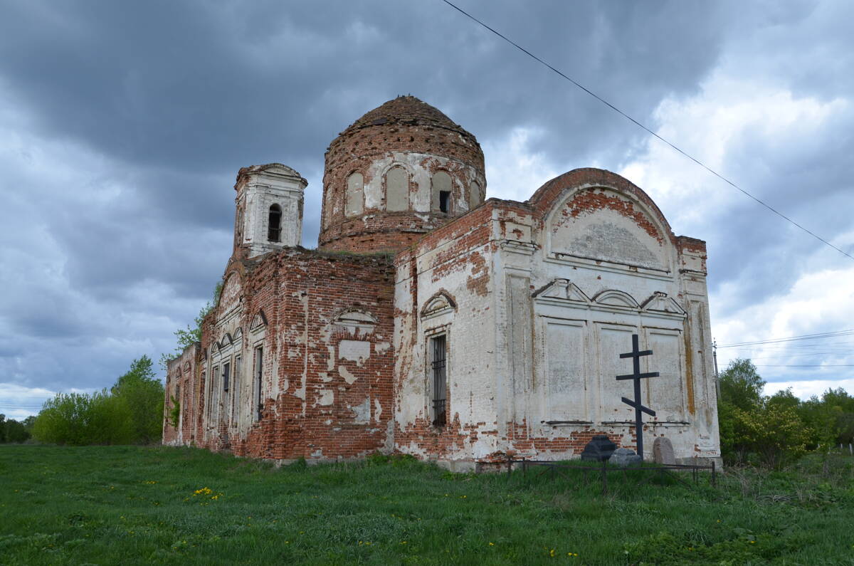 Церковь Стефана Савваита, Владыкино (Каменский район, Пензенская область). фасады, Вид с юго-востока