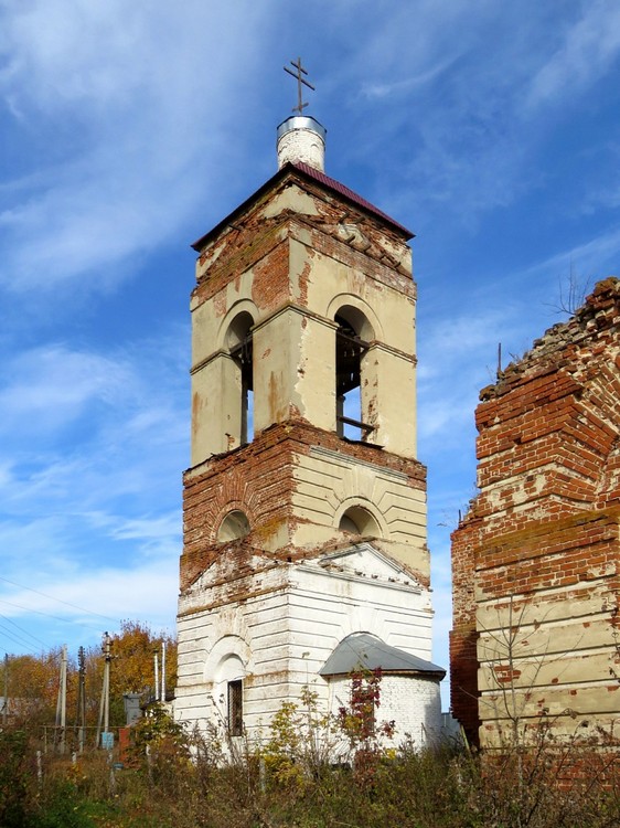 Проказна. Церковь Михаила Архангела. фасады, Колокольня