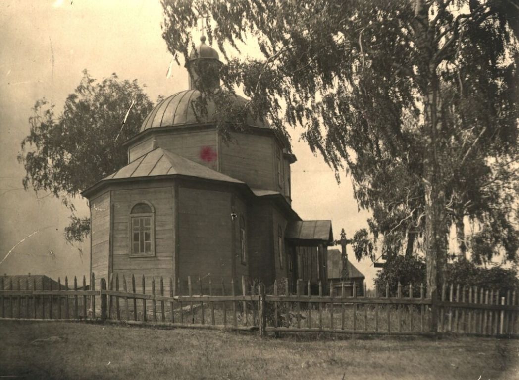 Церковь Введения во храм Пресвятой Богородицы, Желохово (Перемышльский район, Калужская область). архивная фотография, Старинное фото с сайта kartarf.ru