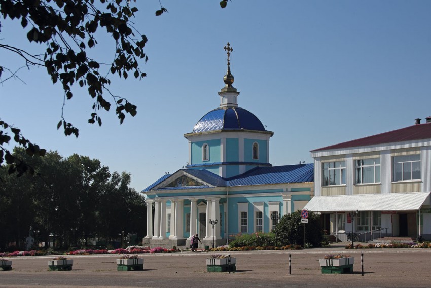Церковь Рождества Пресвятой Богородицы, Кемля (Ичалковский район, Республика Мордовия). общий вид в ландшафте