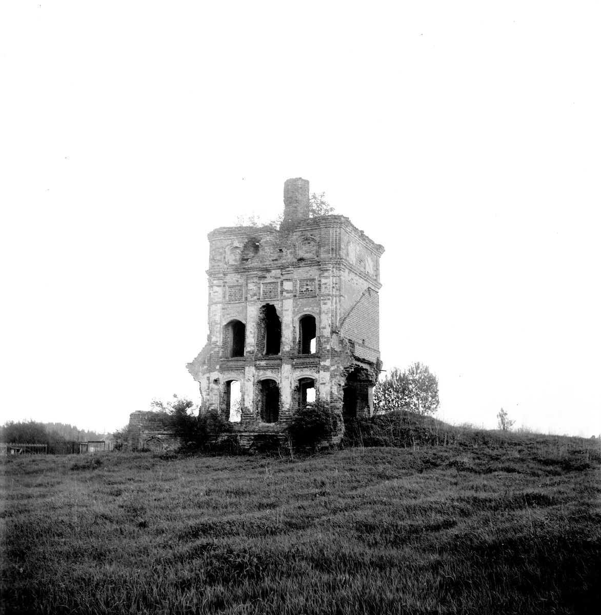 фасады. Церковь Положения ризы Христа Спасителя, Ризское (Вяземский район, Смоленская область)