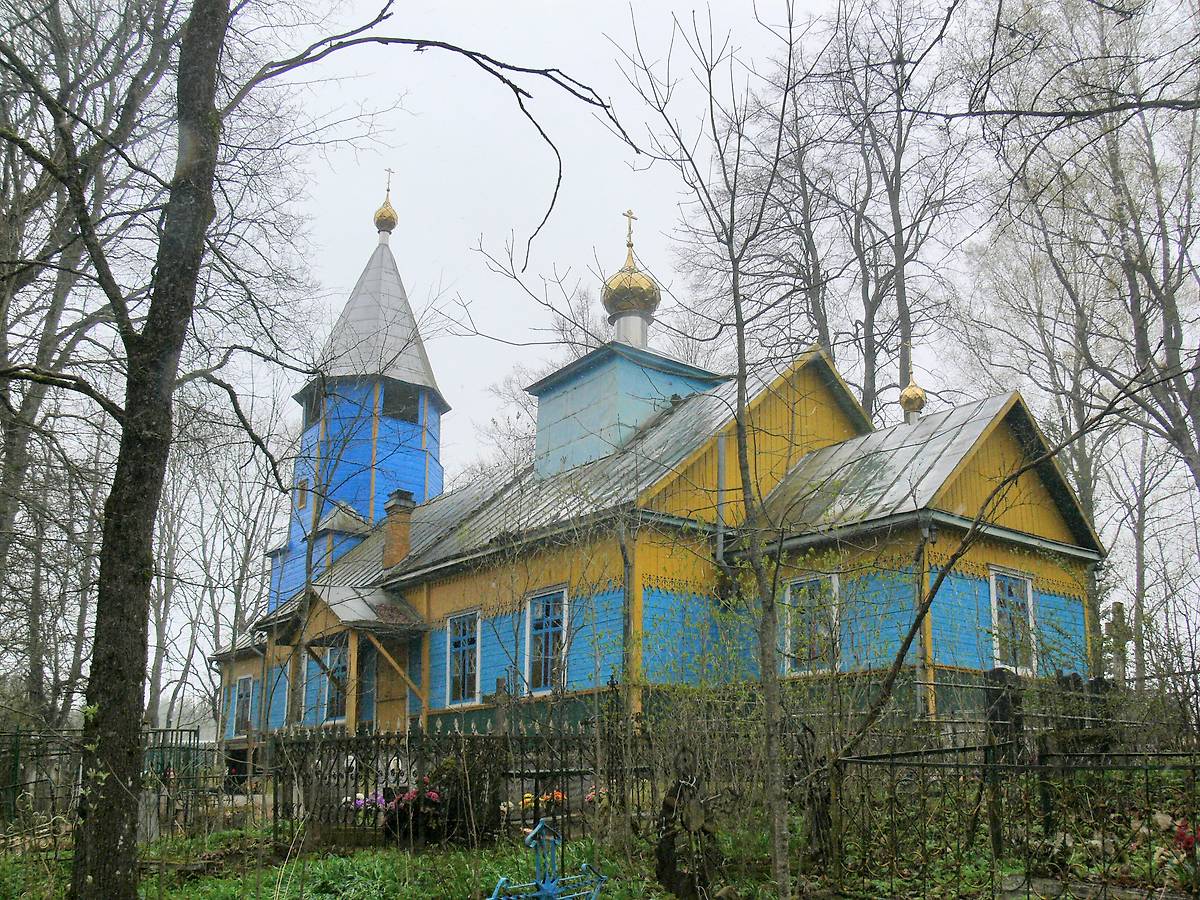 фасады. Церковь Николая Чудотворца, Зобки (Пыталовский район, Псковская область)