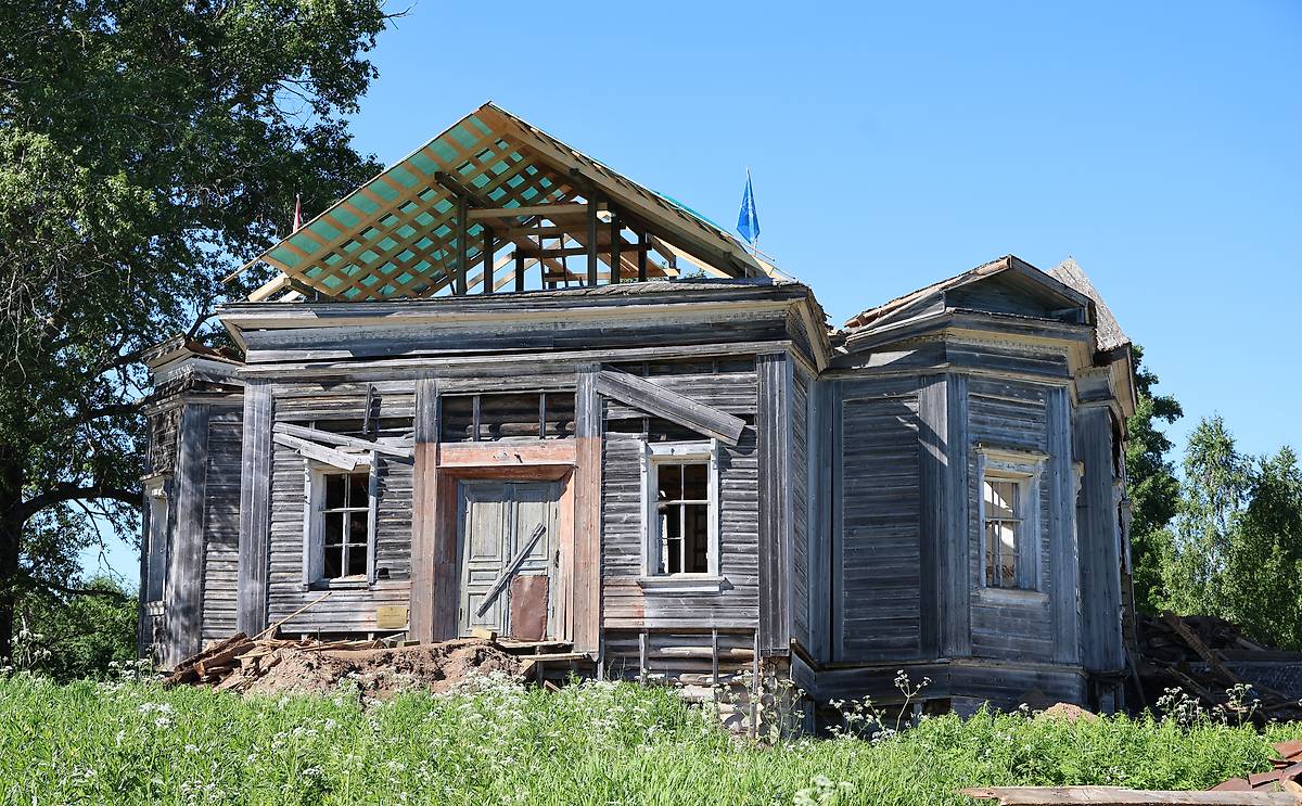 фасады. Церковь Сретения Господня (новая), Чекуево (Онежский район, Архангельская область)