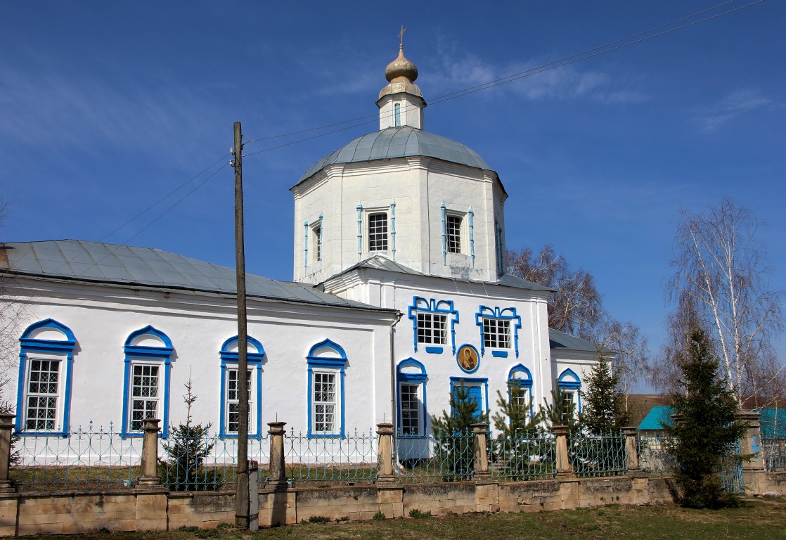 Старый Бурец. Церковь Владимирской иконы Божией Матери. фасады