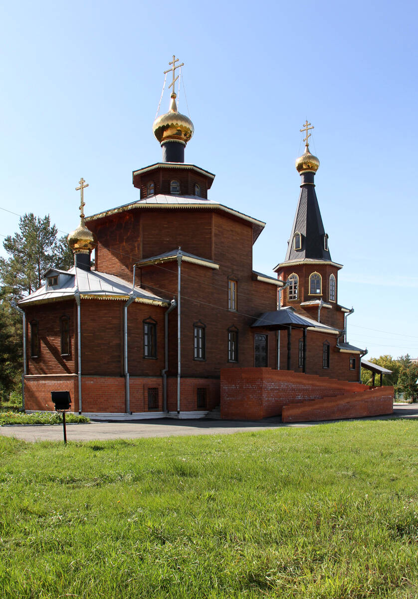 Церковь Сергия Радонежского, Лесниково (Кетовский район, Курганская область). фасады