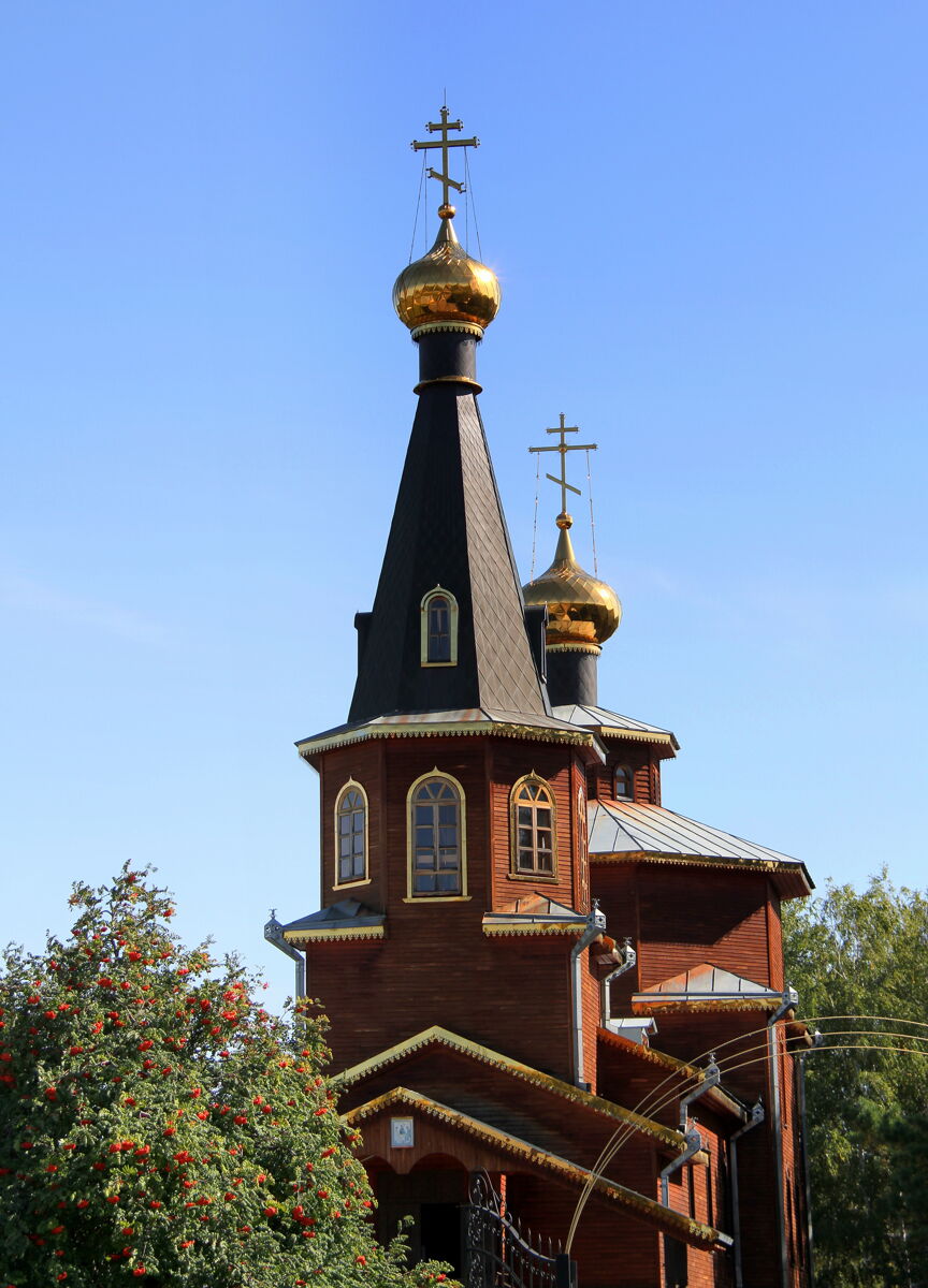 Церковь Сергия Радонежского, Лесниково (Кетовский район, Курганская область). архитектурные детали, Звершение