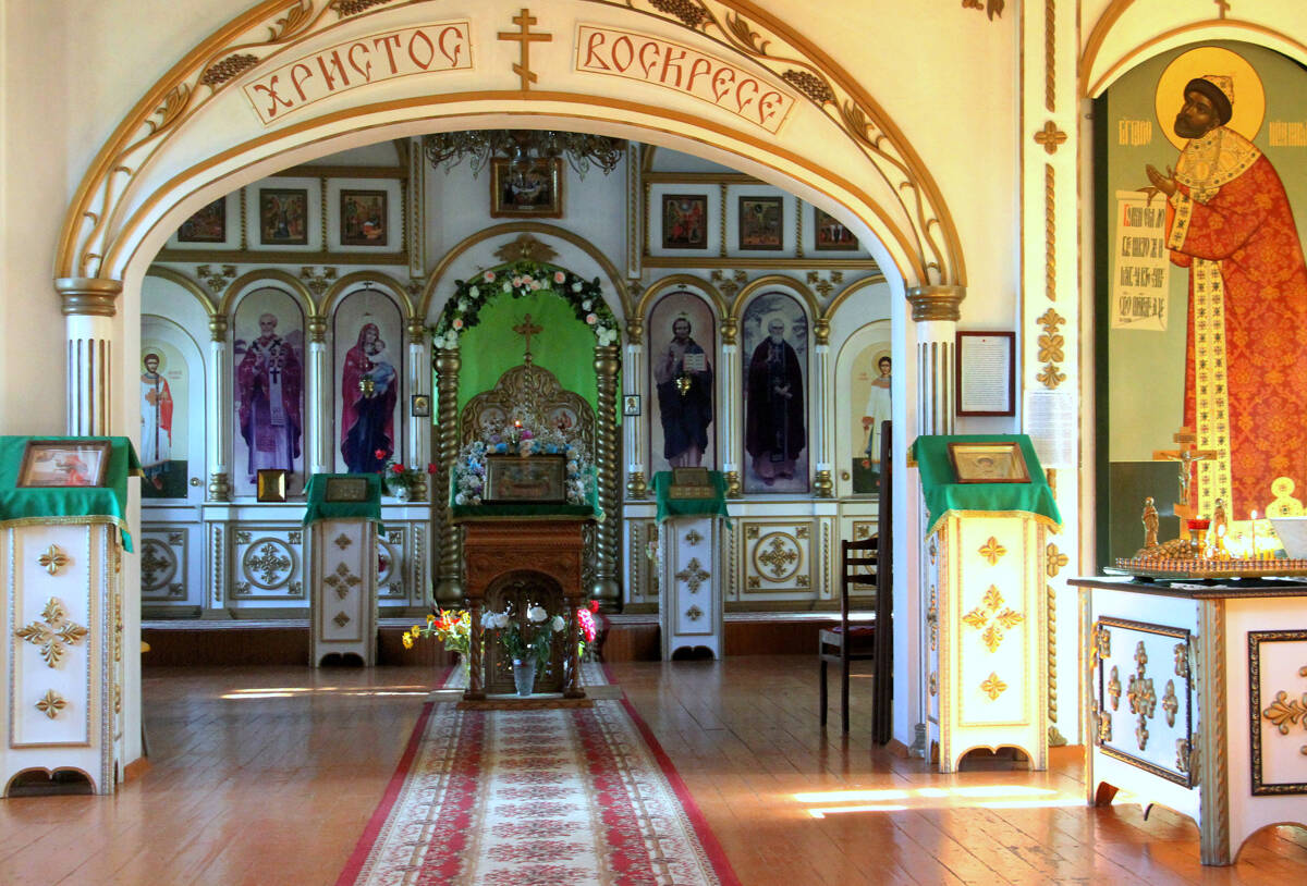 Церковь Сергия Радонежского, Лесниково (Кетовский район, Курганская область). интерьер и убранство
