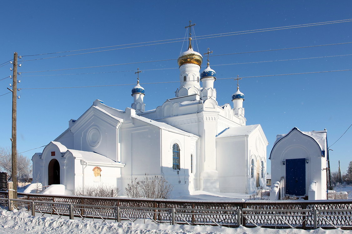 Церковь Михаила Архангела, Житниковское (Каргапольский район, Курганская область). фасады, Вид с юго-запада