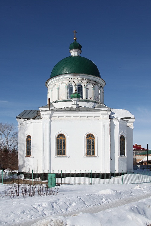 Мишкино. Церковь Троицы Живоначальной. фасады, Восточный фасад