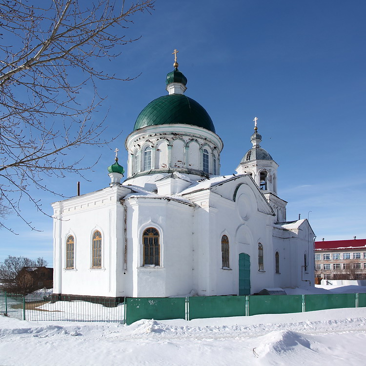 Мишкино. Церковь Троицы Живоначальной. фасады, Вид с северо-востока