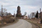 Церковь Рождества Иоанна Предтечи, Вид со въезда в село<br>, Широковское, Далматовский район, Курганская область